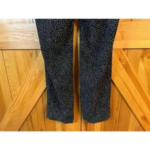 Express Ankle High Rise Black White Dress Pants Belted Front Pockets Size 4R (89 thumbnail 8