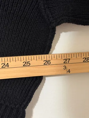 Free People Easy Street Crop Pullover Sweater Size Small Black Oversized Knit thumbnail 9
