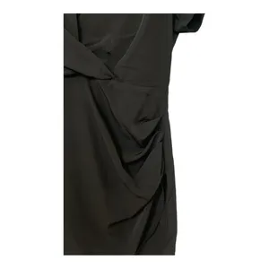 Cider Collar Black Wrap Mini Dress Size L thumbnail 4