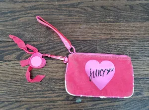 VINTAGE Juicy Couture Pink Wristlet thumbnail 1