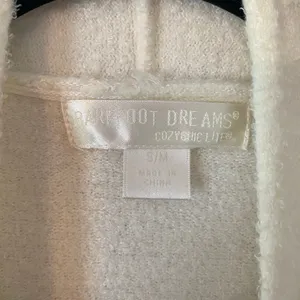 Barefoot Dreams Cozychic Lite White Gray Ombre Cardigan Sweater Small / Medium thumbnail 2