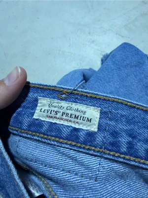 Levi’s premium denim 501 Classic Blue Denim Cutoff Shorts 29 thumbnail 11