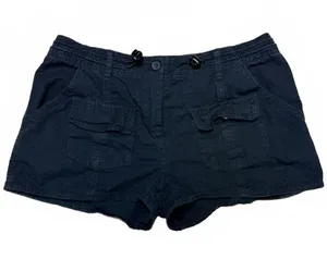 Women’s Navy Blue Cargo Shorts Size small Casual Outdoor Gorpcore Utility thumbnail 1