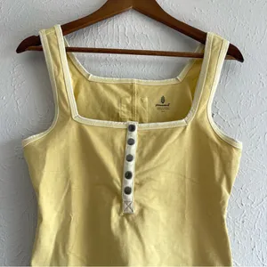 Free People New Flow Henley Tank in Fresh Mango Size S thumbnail 5
