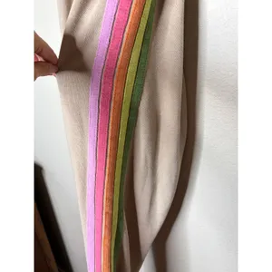 Aviator Nation Rainbow Stripe Sweatpants Size S Flawed thumbnail 3