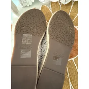 Patricia Nash Elena White Leather Perforated‎ Espadrille Flats Shoes Boho 8.5 thumbnail 6