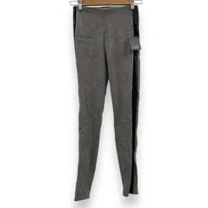 Lysse Women's Kasper Gray & Black Faux Leather Side Legging Pants Sz‎ XS NEW thumbnail 3