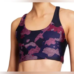 Terez Hi- Shine Sports Bra in Camo - NWOT - Size XL thumbnail 1