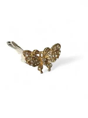 NWT Butterfly crystal ring Gold thumbnail 3