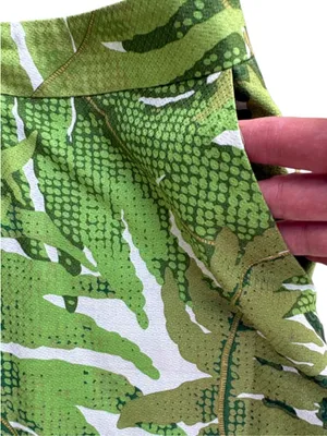 EUC Anthropologie Vanessa Virginia Talipot Palm Leaf Pencil Skirt Size 6 thumbnail 2