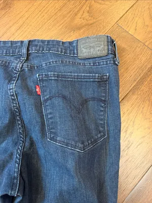 Levi’s 711 Skinny Mid Rise Jeans | Dark Wash Blue | Size 32 - C73-022 thumbnail 7