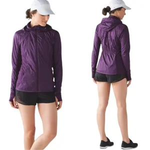 Lululemon Rush Hour Jacket Darkest Magenta Size 6 thumbnail 2