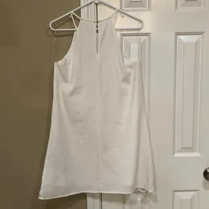 🛍️ Entro White Cotton Lace Dress Lined S thumbnail 6