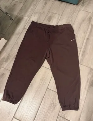 Nike Sportswear Women's Brown Jersey Easy Mid Rise Joggers (DV4864-237) 3X NEW thumbnail 2