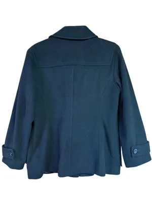 Michael Kors black wool  toggle/Zipper  jacket Sz 14 thumbnail 4
