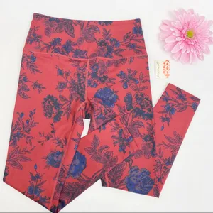 Free People Movement High Rise 7/8 Lose Control Ashford Leggings: Floral Combo thumbnail 8