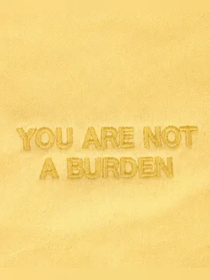 See The Way I See “You Are Not a Burden” Sweat Shorts – Medium thumbnail 2