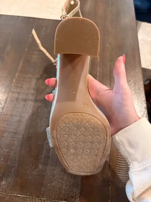 Kelly & Katie Heels Gold Sparkly thumbnail 8