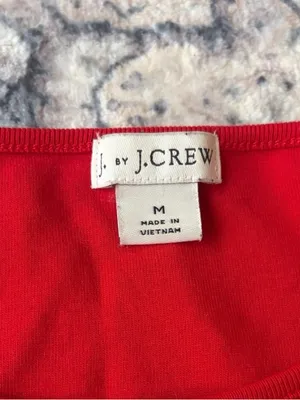 J. Crew Factory Red Sleeveless Top thumbnail 3