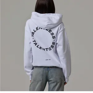 Talentless White Circle Logo Athleisure Streetwear Hoodie Size S thumbnail 2