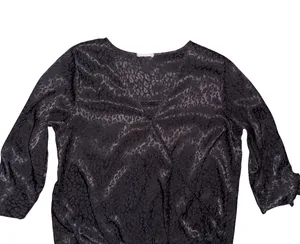 West Kei Allan Surplice Tie Sleeve High-Low Blouse thumbnail 8