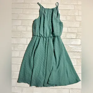 Francesca’s Fit & Flare Mini Dress | Romantic Coastal Size Med thumbnail 3