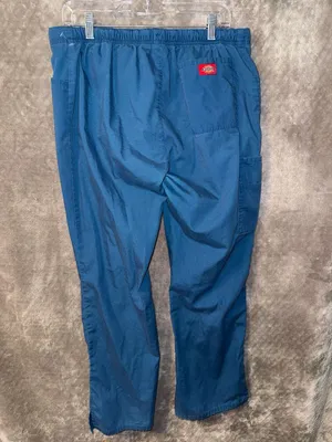 Dickies Women's Elastic Waist Cargo Scrub Pants in Teal thumbnail 5