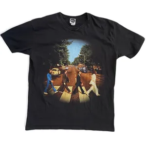 The Beatles Black Short Sleeve Crewneck Graphic T-Shirt Size XLARGE thumbnail 1
