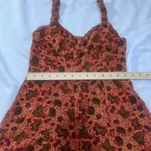Size Medium UO Emma Louise Rust Floral Playsuit thumbnail 9