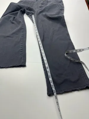 Faherty Womens Size‎ 29 Grey Gray Straight Leg Pockets Cargo Pant WBS2223 FLAW thumbnail 8