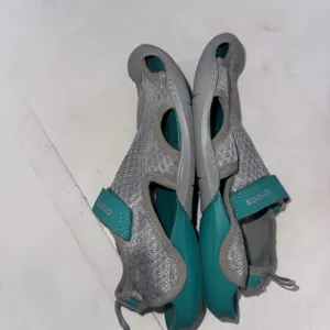 Crocs‎ Swiftwater Mesh Sandals Water Deck Shoes Gray Teal Women's Size 5 thumbnail 6