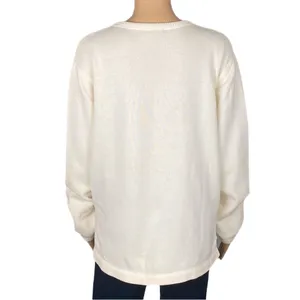Eddie Bauer classic 100% Cotton butter cream crew neck sweater Heavier Large thumbnail 9