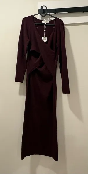 NWT Ripe Maternity Nursing Knit Dress Size Small thumbnail 1
