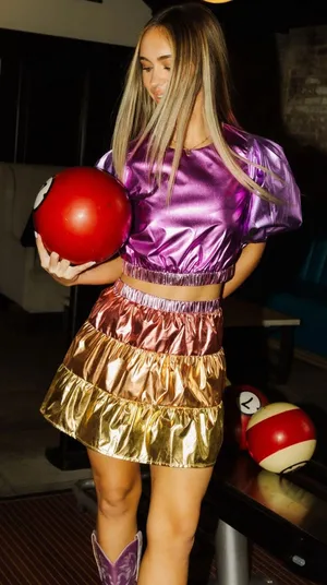 Queen Of Sparkles Metallic Top thumbnail 1