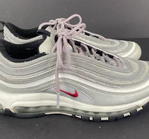 Nike Air Max 97 OG QS Silver Bullet Sneakers Size 7.5 thumbnail 1