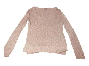 Forever 21 Knit Sweater Off-White thumbnail 1