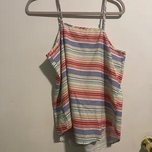 Faded Glory Pink‎ and Blue Sleeveless Camisole thumbnail 2