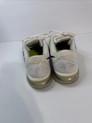 Nike Women's White Black Olive Air Max Style Running Sneakers thumbnail 4