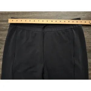 Lululemon Ribbed Softstreme Mid-Rise Wide-Leg Cropped Pant 25" Graphite Grey 14 thumbnail 4