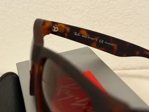 Ray-Ban Justin Havana Polarized Matte Sunglasses thumbnail 9