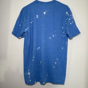 Gildan Blue and white‎ Handmade "Mean Tweets" t-shirt Large thumbnail 4