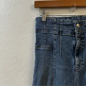 Free People We‎ The Free Jayde High Rise Flare Jeans in Sunburst Blue Size 29 thumbnail 7