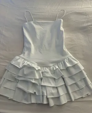 White fox romper thumbnail 1
