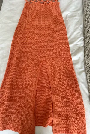 Orange maxi dress thumbnail 4