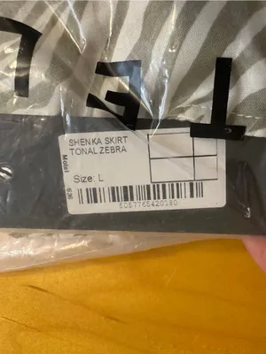 Motel Rocks Shema Mini Skirt in Tonal Zebra Large NWT thumbnail 5