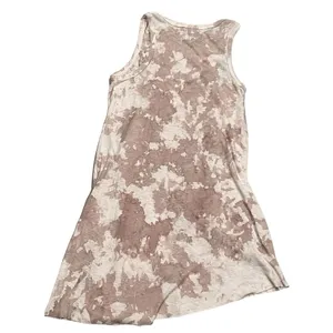 Anthropologie Tina + Jo Sleeveless Bleach Dye Twist Tunic Mini Dress thumbnail 6