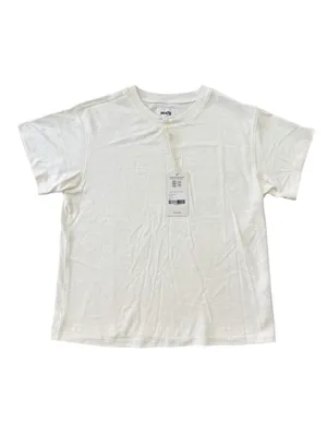 MATE the Label Regenerative Hemp Shrunken Tee S NWT True White thumbnail 4
