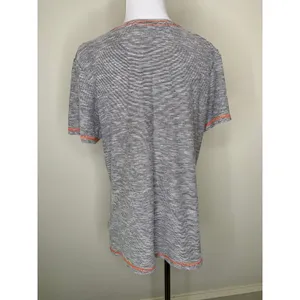 Denver Broncos Gray V Neck T shirt NFL Team Apparel Sz XXL thumbnail 3
