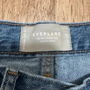 Everlane | The 90s Cheeky Crop Blue Organic Cotton Straight Leg‎ Denim Jeans, 24 thumbnail 4