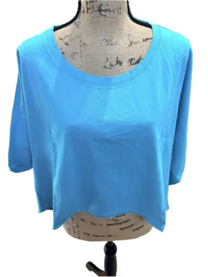 Zenana Premium Cotton Oversized Round Neck Box T-Shirt Size OS NIB thumbnail 2